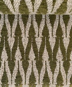 Clochard Fabrics Fiore 02 groen beige motief