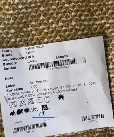 Kvadrat Sahco Safire 0016 groen creme