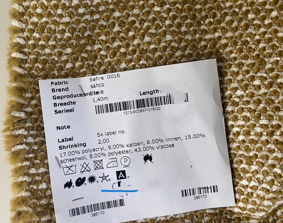 Kvadrat Sahco Safire 0016 groen creme