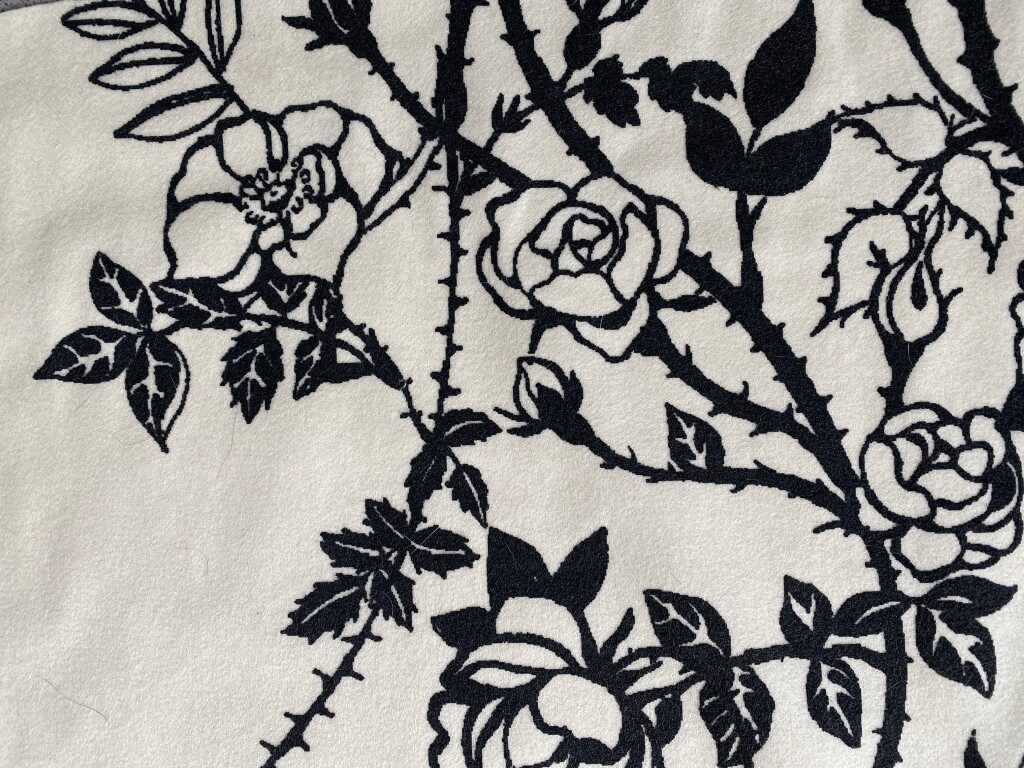 Prince Tord Boontje Kvadrat Divina Melange creme zwart