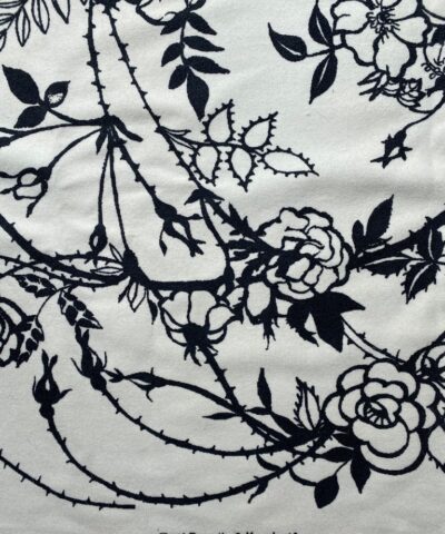 Prince Tord Boontje Kvadrat Divina Melange creme zwart