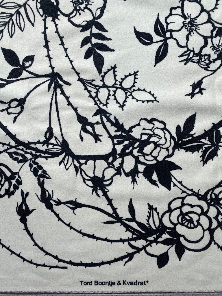 Prince Tord Boontje Kvadrat Divina Melange creme zwart