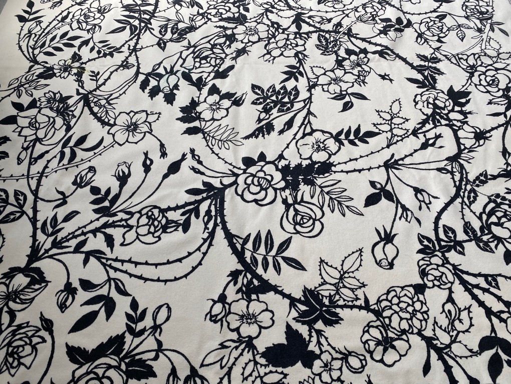 Prince Tord Boontje Kvadrat Divina Melange creme zwart