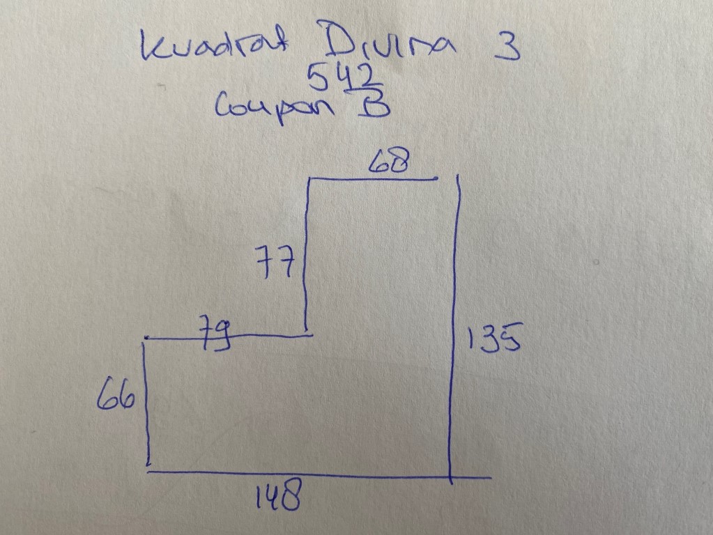 Kvadrat Divina 3 542 oranje