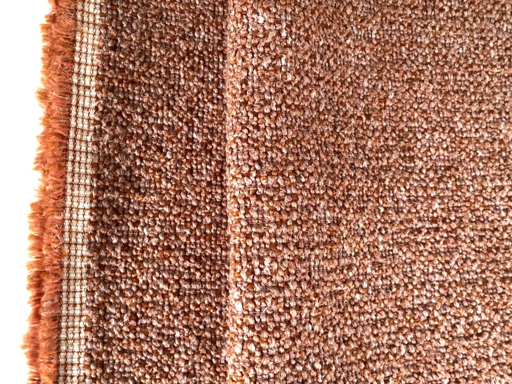 De Ploeg Serra 12 oranje roze bouclé