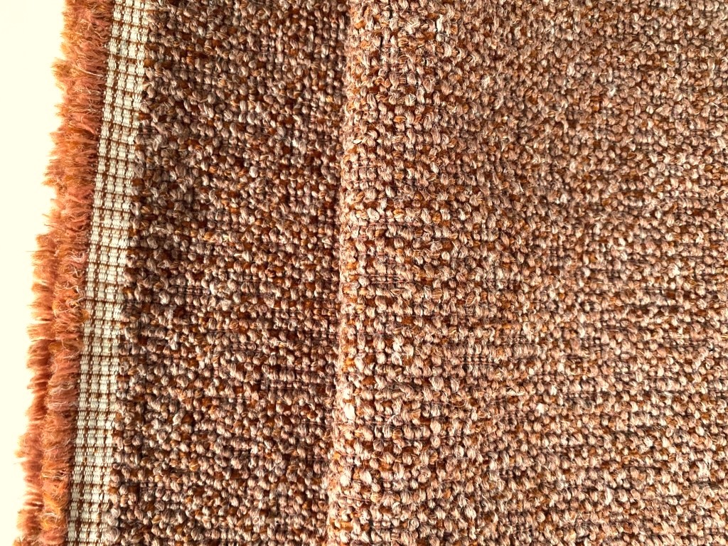 De Ploeg Serra 12 oranje roze bouclé