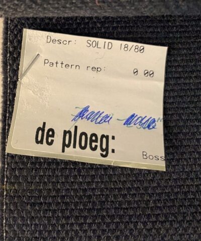 De Ploeg Solid 18/80 donker grijs zwart