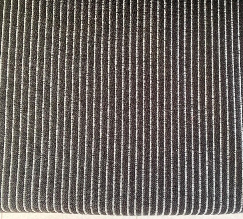 Torri lana laiar zwart grijs rib