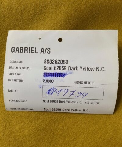 Gabriel Soul 62059 Dark Yellow okergeel