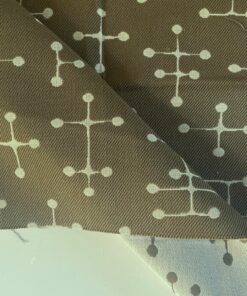 Maharam Dot Pattern 003 Khaki green and beige pattern