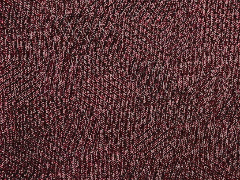 Kvadrat Febrik Razzle Dazzle 0696 Wine aubergine zwart