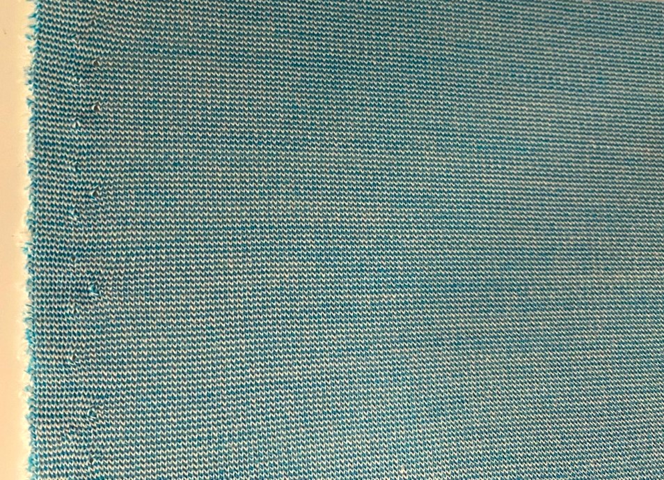 Kvadrat Febrik Uniform Melange Ice lichtblauw creme