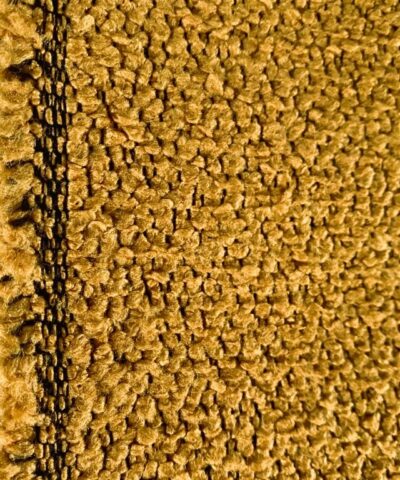 meubelstof bouclé oranje geel