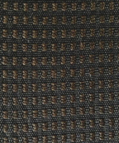 De Ploeg bruin zwart geblokt patroon