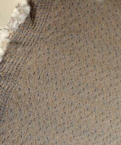 BYBORRE Kyra 3D-027 Beige beige lichtblauw wit stipjes