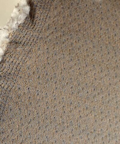 BYBORRE Kyra 3D-027 Beige beige lichtblauw wit stipjes