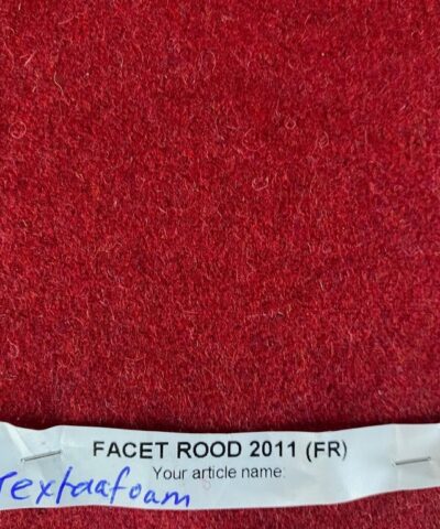 Textaafoam Facet rood 2011