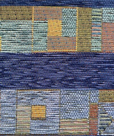 Saum & Viebahn Primavera patroon blauw geel groen