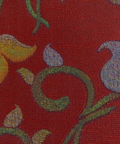 Keymer Amazone 25 bloempatroon op rood