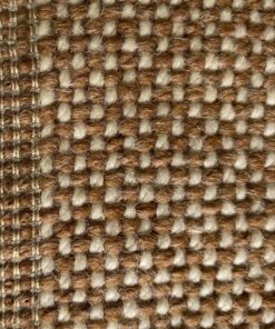 Rough woven upholstery fabric camel cream