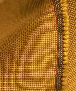 De Ploeg vintage upholstery fabric in shades of ochre yellow
