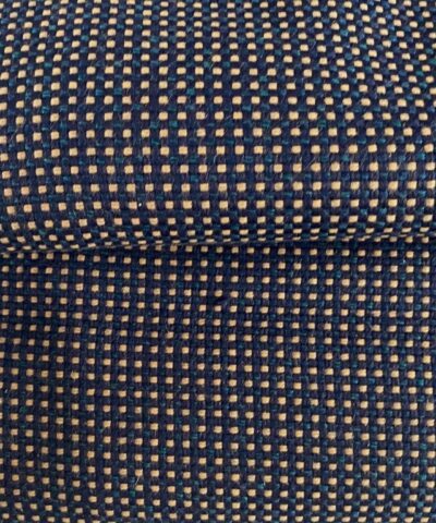 Sunbrella Domino Jackpot Dom R050 blauw beige groen blokjes