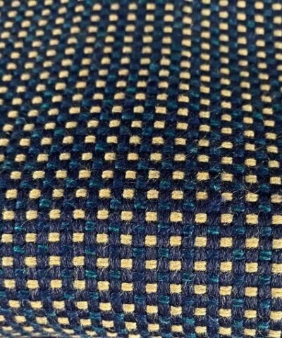 Sunbrella Domino Jackpot Dom R050 blauw beige groen blokjes