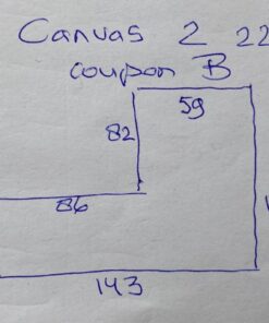 Kvadrat Canvas 2 224 lichtblauwgrijs