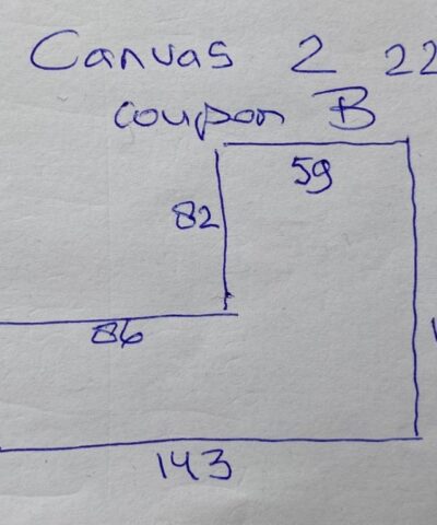 Kvadrat Canvas 2 224 lichtblauwgrijs