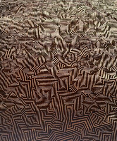 Dedar Milano Jamu Jungle Pantera 001 velours zwart goud