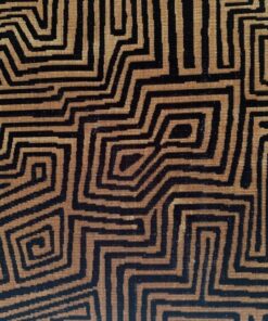 Dedar Milano Jamu Jungle Pantera 001 velours zwart goud