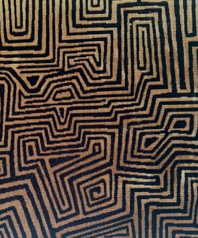 Dedar Milano Jamu Jungle Pantera 001 velours zwart goud