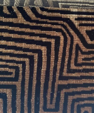 Dedar Milano Jamu Jungle Pantera 001 velours zwart goud