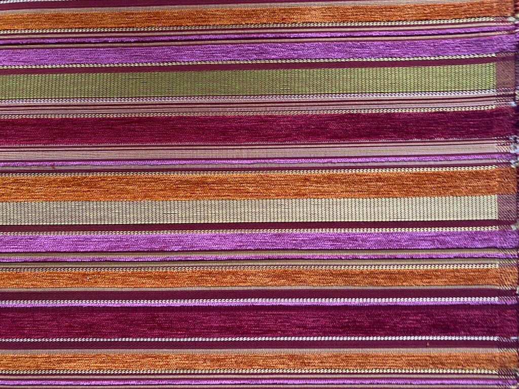 streep oranje rood roze goud