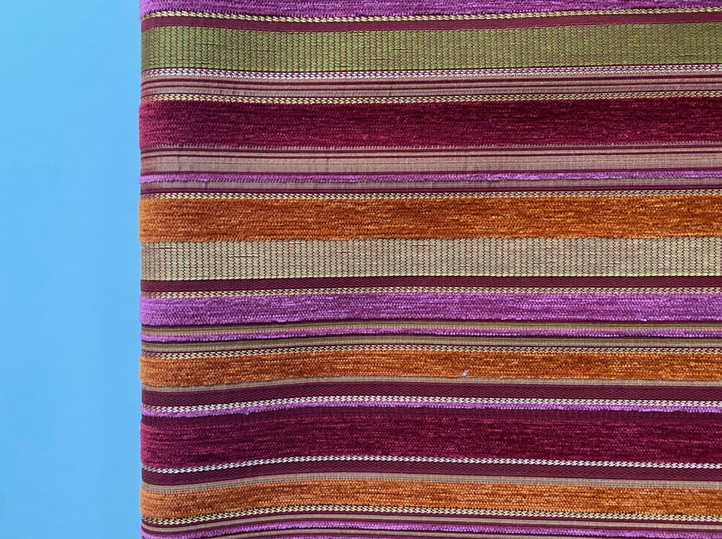 streep oranje rood roze goud