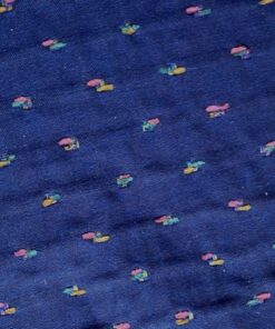 Blue upholstery fabric with a pattern