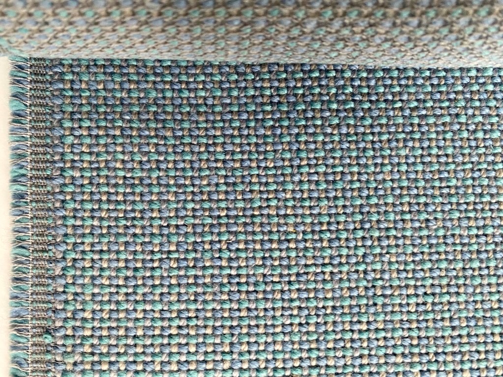 meubelstof pastelblauw pastelgroen beige