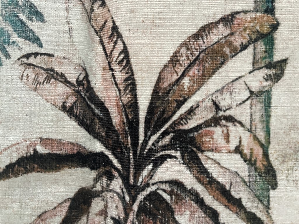 Romo Japura Velvet Amazonite patroon jungle