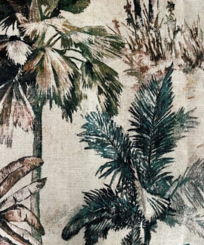 Romo Japura Velvet Amazonite patroon jungle