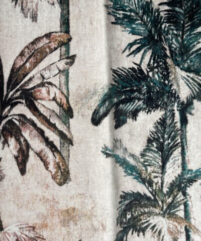 Romo Japura Velvet Amazonite patroon jungle