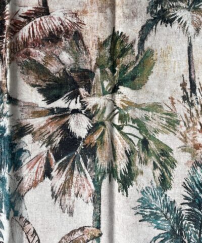 Romo Japura Velvet Amazonite patroon jungle