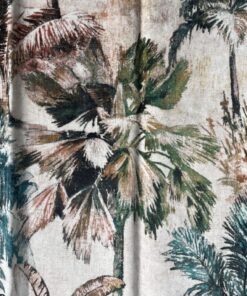 Romo Japura Velvet Amazonite patroon jungle