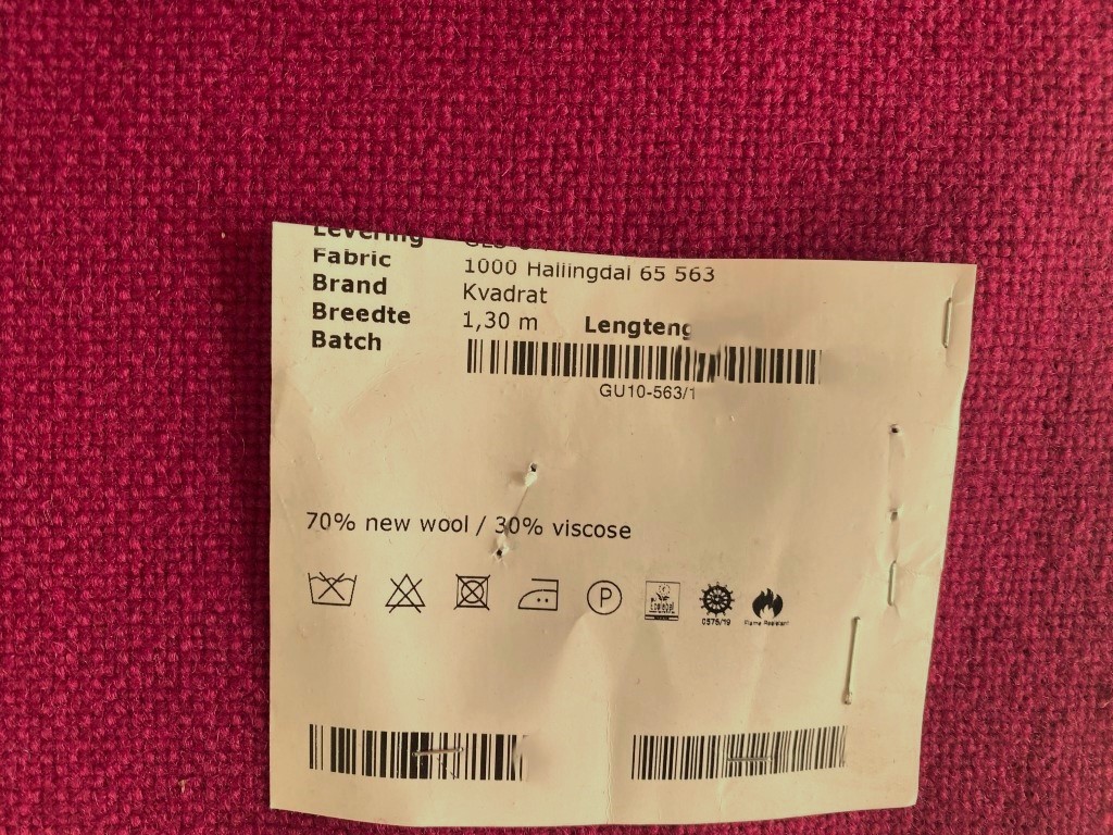 Kvadrat Hallingdal 65 563 cyclaam roze