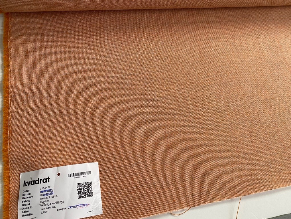 Kvadrat Remix 3 516 oranje crème