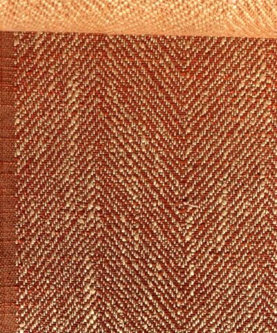 Zoffany Banyan visgraat oranje beige