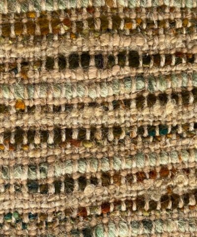 Fanny Aronsen meubelstof beige groen oranje blauw bruin