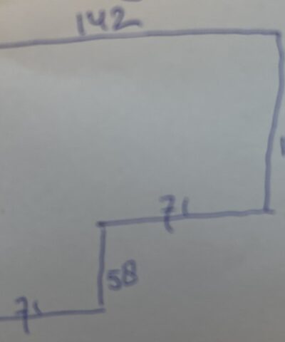 meubelstof blauw grijs streep patroon coupon A