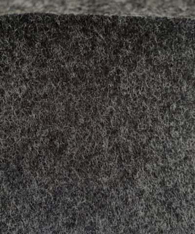 wolvilt antraciet gemêleerd
