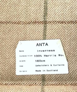 Anta Inverness beige bruin groen ruit patroon