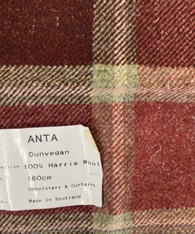 Anta Dunvegan rood roze groen ruit patroon